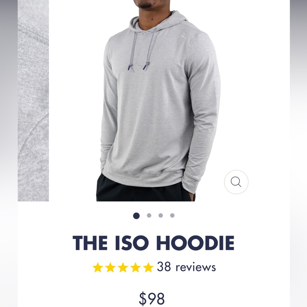 NWT Rhoback Hoodie Large